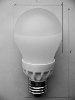 Full AC Range 6 Watt LED Bulb